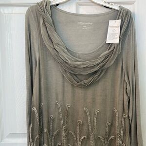 Soft surroundings silk top or dress for petit woman